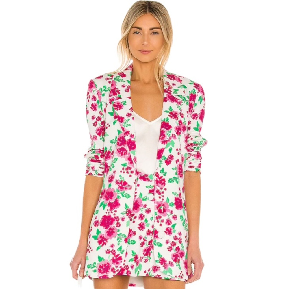 For Love & Lemons Tanner floral blazer and skirt set